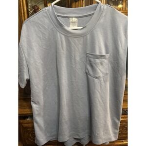 Calia By Carrie Underwood‎ Women's Soft T Shirt Size Small Violet Blue Pocket